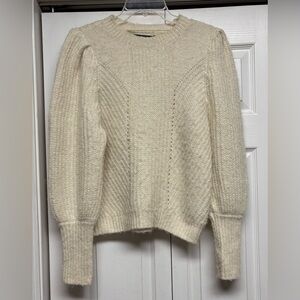 Vero Moda Off-White Textured Sweater size S/XS